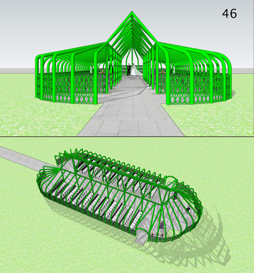 Living Willow Chapel by Bonnie Gale